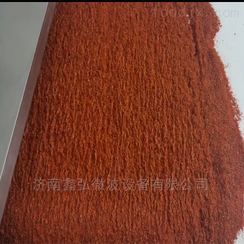 隧道式辣椒面胡椒粉干燥杀菌微波设备
