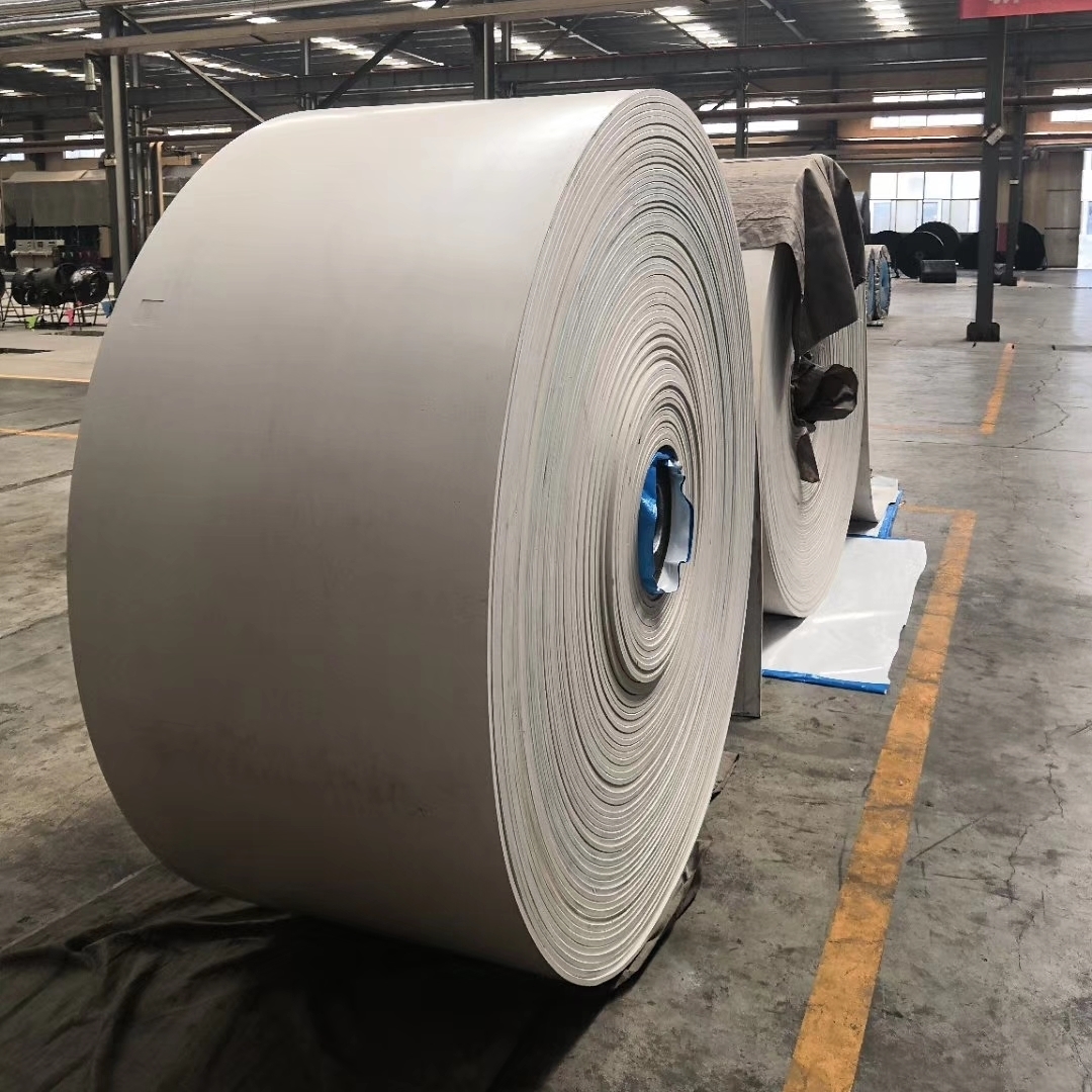 白色橡胶输送带 食品级传送带 青岛国中橡胶