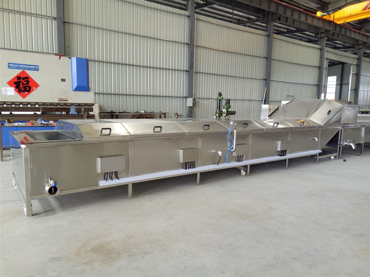 蔬菜杀青漂烫机 连续式漂烫杀青蒸煮机